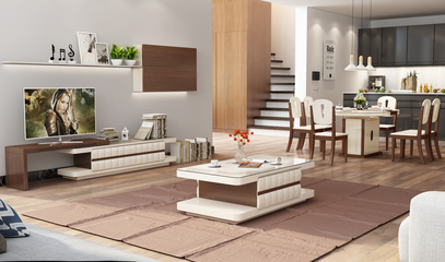 茶幾電視柜系列 | Ailu507 工業(yè)風與現(xiàn)代生活的完美融合